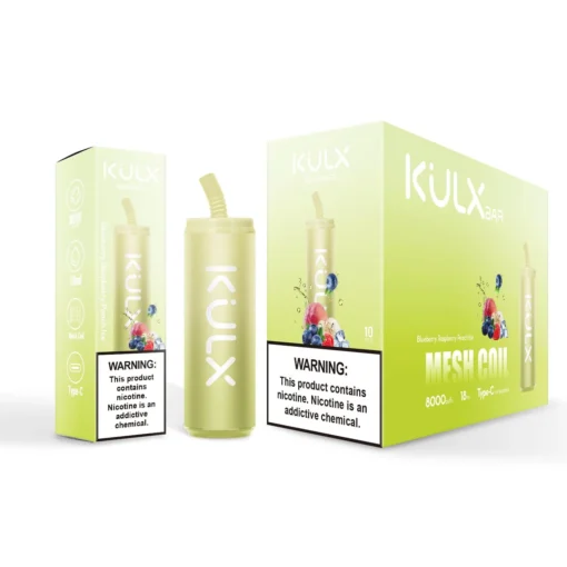 Kulx 8000 Rookwolken 0% 2% 3% 5% Nicotine Oplaadbare Wegwerppod