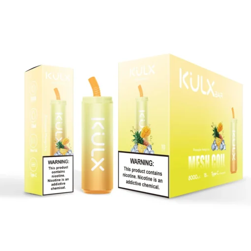 Kulx 8000 Puffs 0% 2% 3% 5% Nikotinuppladdningsbar engångskapsel