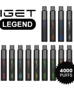Vape jetable IGET Legend 4k Puffs | dogevape.com