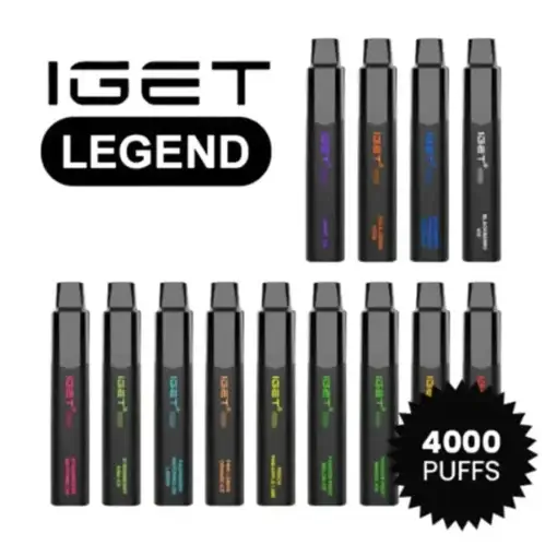 IGET Legend 4k Puffs Disposable Vape | dogevape.com
