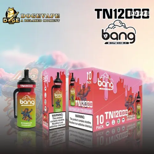 Venta al por mayor Bang TN 12000 Vape directo de fábrica | Nicotina 0% 2% 3% 5% | Varios sabores | Vaporizador chino | dogevape.com