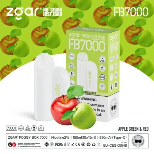 ZGAR Foggy Box 7000 7K Puffs élégante et portable | Chine Vape | dogevape.com