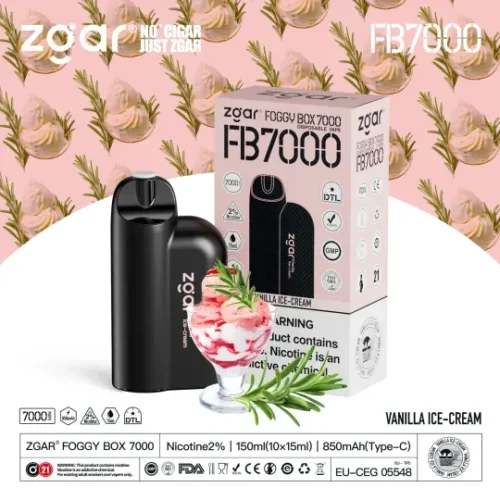 ZGAR Foggy Box 7000 7K Puffs elegante y portátil | Vaporizador chino | dogevape.com