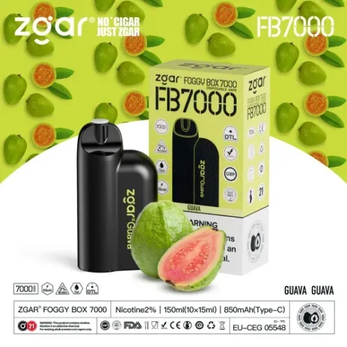 ZGAR Foggy Box 7000 7K Puffs élégante et portable | Chine Vape | dogevape.com