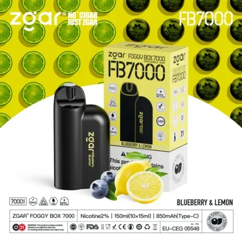 ZGAR Foggy Box 7000 7K trekjes Slank en draagbaar | Chinese damp | dogevape.com