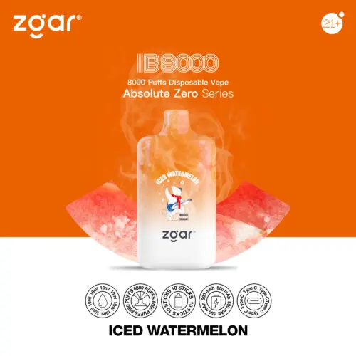 ZGAR ICE BOX 8000 8K Puffs mit allem Neu | China Vape | dogevape.com