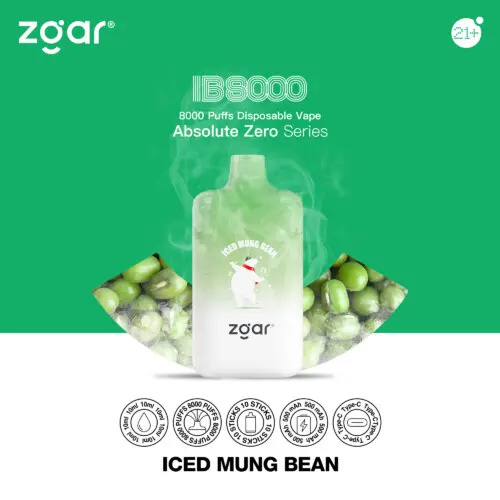 ZGAR ICE BOX 8000 8K Puffs WIthAll New | China Vape | dogevape.com
