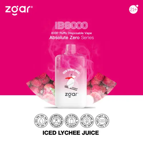 ZGAR ICE BOX 8000 8K Puffs WIthAll New | China Vape | dogevape.com