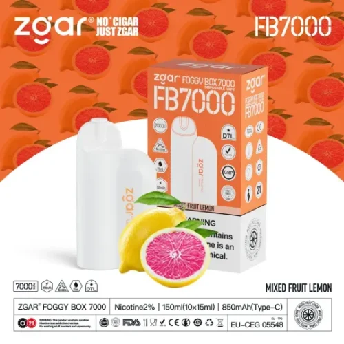 ZGAR Foggy Box 7000 7K Puffs elegante y portátil | Vaporizador chino | dogevape.com