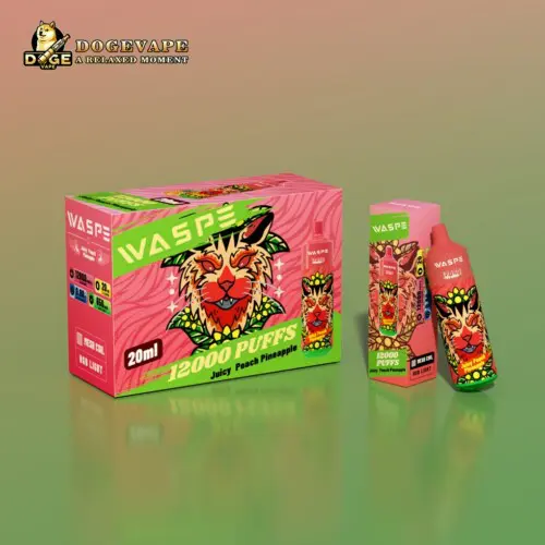 Disponibel Vape Waspe 12000 Puffs Partihandel | Juicy Peach Pineapple 980 | dogevape.com