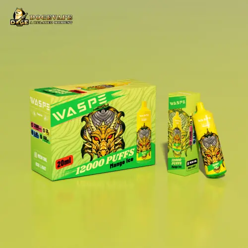 Disposable Vape Waspe 12000 Puffs Wholesale | Mango Ice | dogevape.com