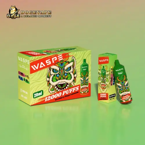 Disposable Vape Waspe 12000 Puffs Wholesale | Strawberry pitaya lemonade 980 | dogevape.com