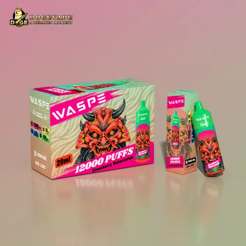 Disposable Vape Waspe 12000 Puffs Wholesale | strawberry watermelon | dogevape.com