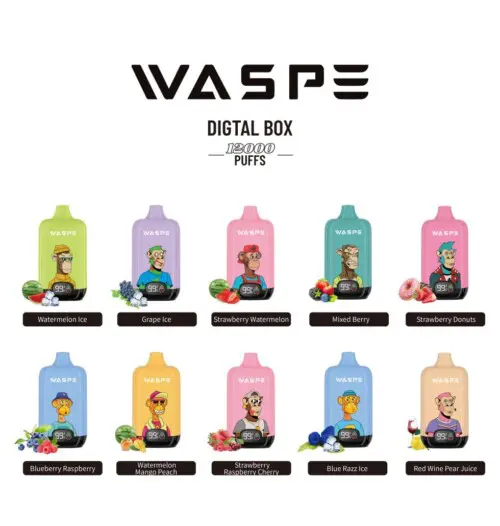 Waspe Digital Box 12000Puffs Promozione all'ingrosso | dogevape.com