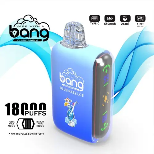 Bang Rocket 18000 Puff Vape con display