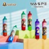 waspe 15000 15k puffs nicotine 0% 2% 3% 5% led vape