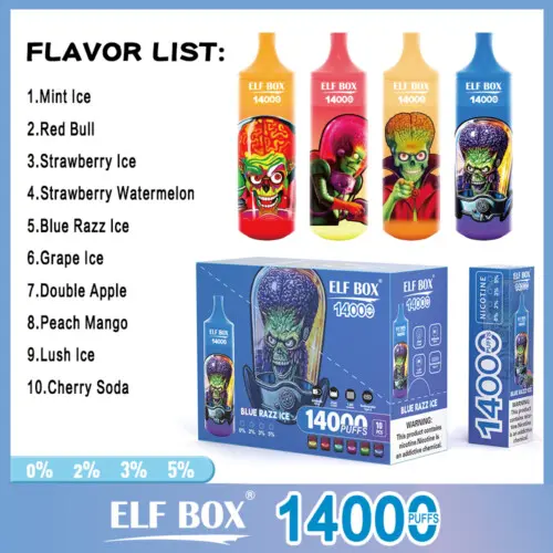 ELF BOX 14000 Puffs Pod jetable rechargeable