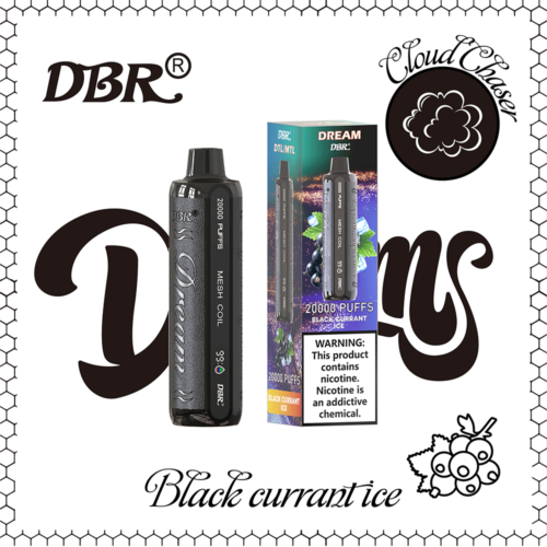 dbr dream bar 20000puffs black currant ice