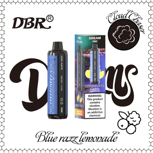 dbr dream bar 20000puffs limonada razz azul