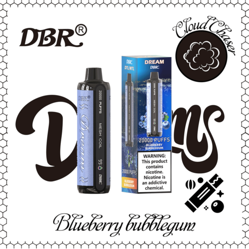 dbr Dream Bar 20000 Puffs Blaubeer-Kaugummi