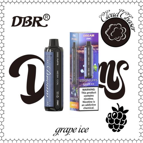 dbr dream bar 20000puffs grape ice