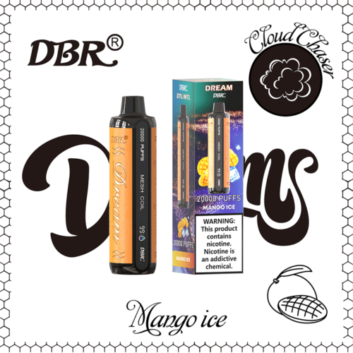 dbr dream bar 20000puffs glace à la mangue