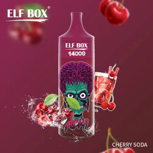 ELF BOX 14000 Puffs Rechargeable Disposable Pod cherry soda
