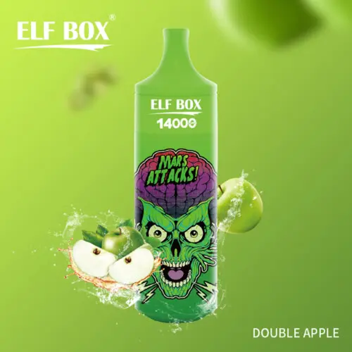 ELF BOX 14000 Puffs Pod Desechable Recargable doble manzana