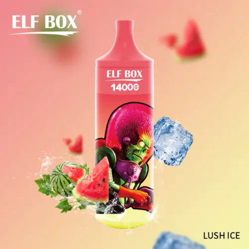 ELF BOX 14000 Puffs Pod Desechable Recargable exuberante hielo