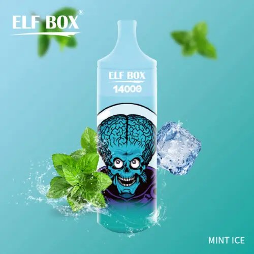 ELF BOX 14000 Puffs Pod jetable rechargeable glace à la menthe