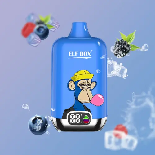 Elf Box Digital 12000 Puffs Bleu Razz Ice
