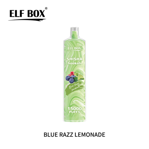Elfenbox Shisha Wasserpfeife ls15000puffs Blue Razz Limonade