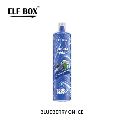 elf box shisha hookah ls15000puffs blueberry on ice