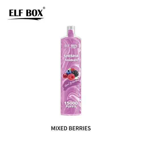 elf box shisha hookah ls15000puffs mixed berries scaled