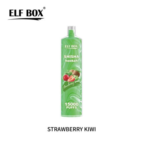 elf box shisha hookah ls15000puffs strawberry kiwi