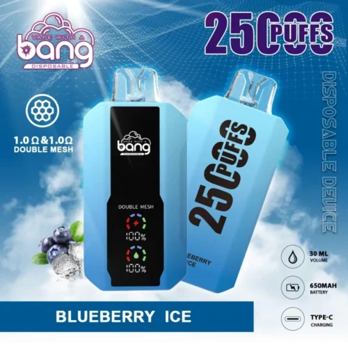bang 25000 puffs blueberry ice