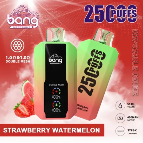 bang 25000 puffs strawberry watermelon