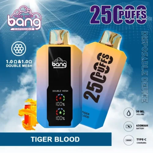 bang 25000 puffs tiger blood