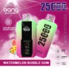 bang 25000 puffs watermelon bubble gum