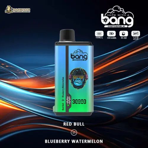 bang 30000puffs red bull blueberry watermelon