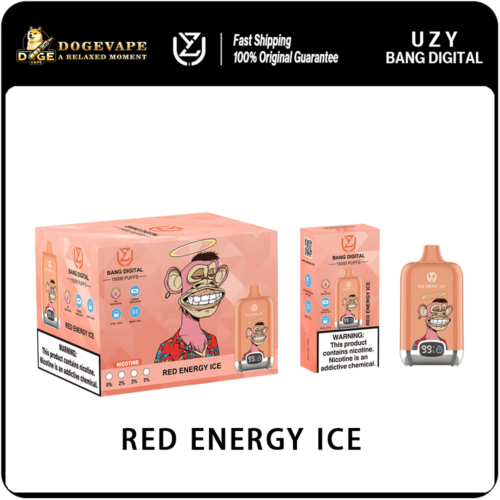 uzy bang digital 15000 15k sbuffi rosso-energia-ghiaccio