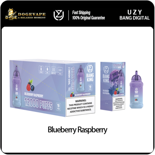 uzy bang king 12000puffs blueberry-raspberry
