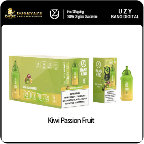 Uzy Bang King 12000puffs kiwi fruit de la passion