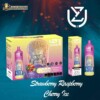 uzy vaper 9000puffs strawberry raspberry cherry ice