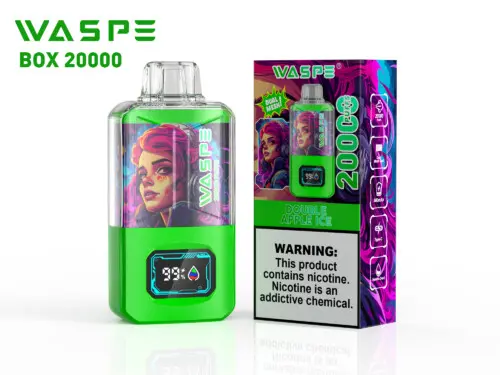waspe 20000puffs dual mesh double apple ice