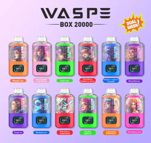 waspe 20000puffs dual mesh flavor