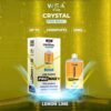 wga vape crystal pro max extra 10000puffs lemon lime