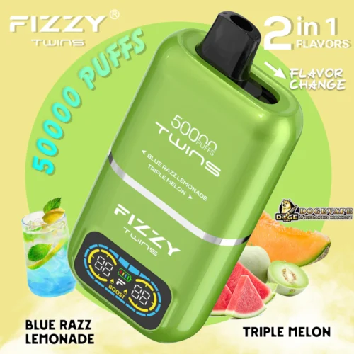Fizzy Twins 50000 Puffs Dual Flavor Disposable Vape - Image 2