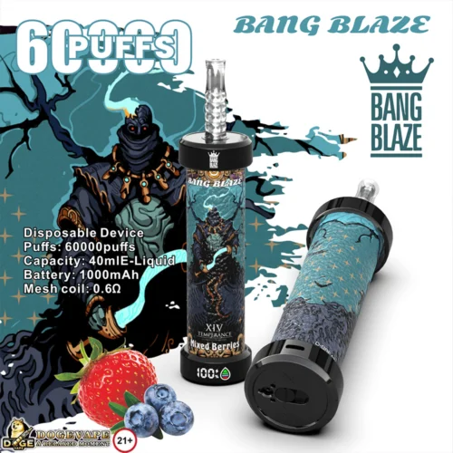 Bang Blaze 60000 Puffs Engångs E-cigarett Uppladdningsbar Vape - Bild 8