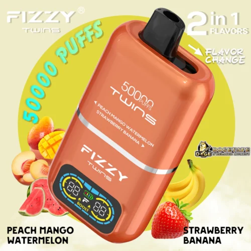 Fizzy Twins 50000 Puffs Dual Flavor Disposable Vape - Image 5
